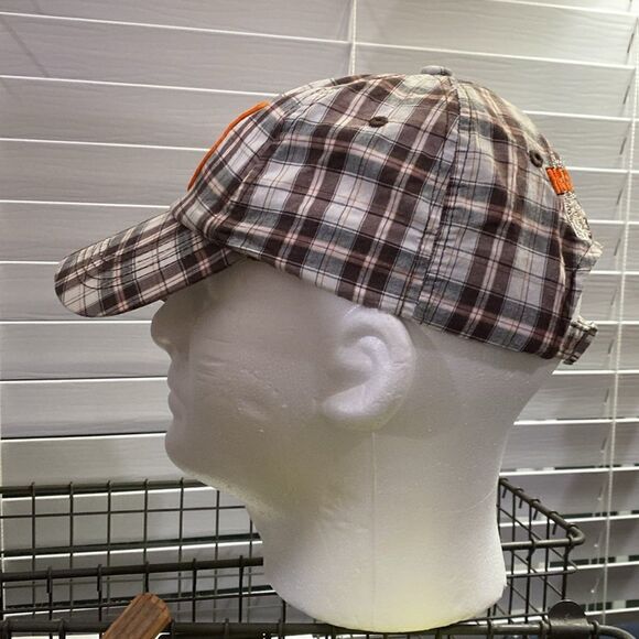 Hooters Plaid Baseball Hat Top of The World 100% cotton Embroidered Rare HTF - Picture 12 of 14
